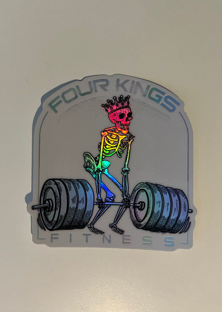 Deadlift King Sticker - Four Kings Fitness